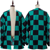 Demon Slayer: Kimetsu no Yaiba Cosplay Kostüm Tanjirou/Tanjiro Kamado Umhang - cosplaycartde